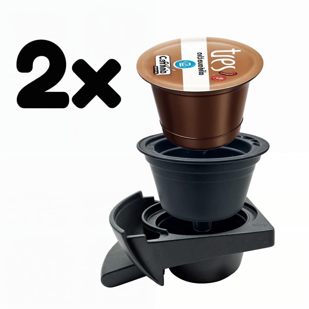 2x Adaptador - Capsulas Três Corações Para Maquina Dolce gusto