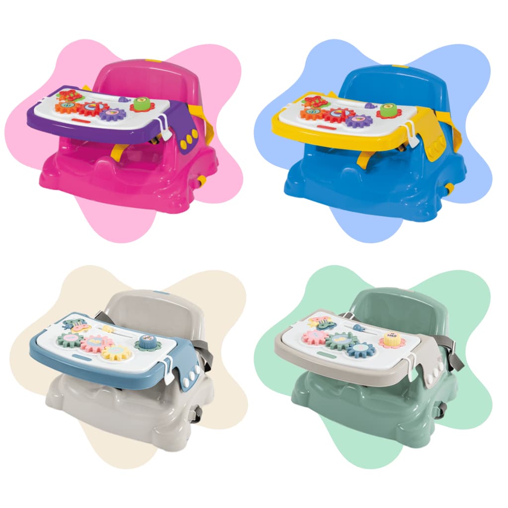 Cadeirinha de Alimentação e Atividades para Bebê