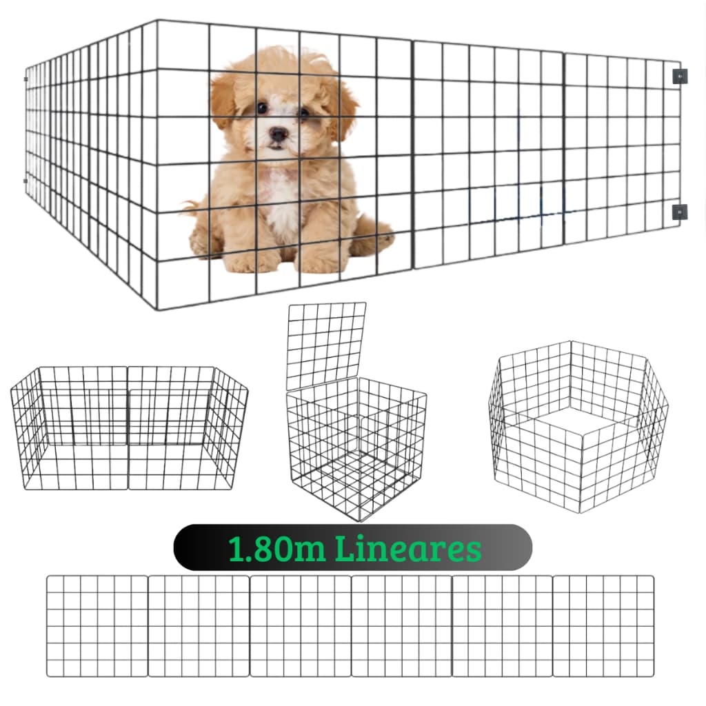 Cercadinho Para Cachorro Cercado Pet 1.80M x 30Cm Tela Grade Cerca Para Filhote