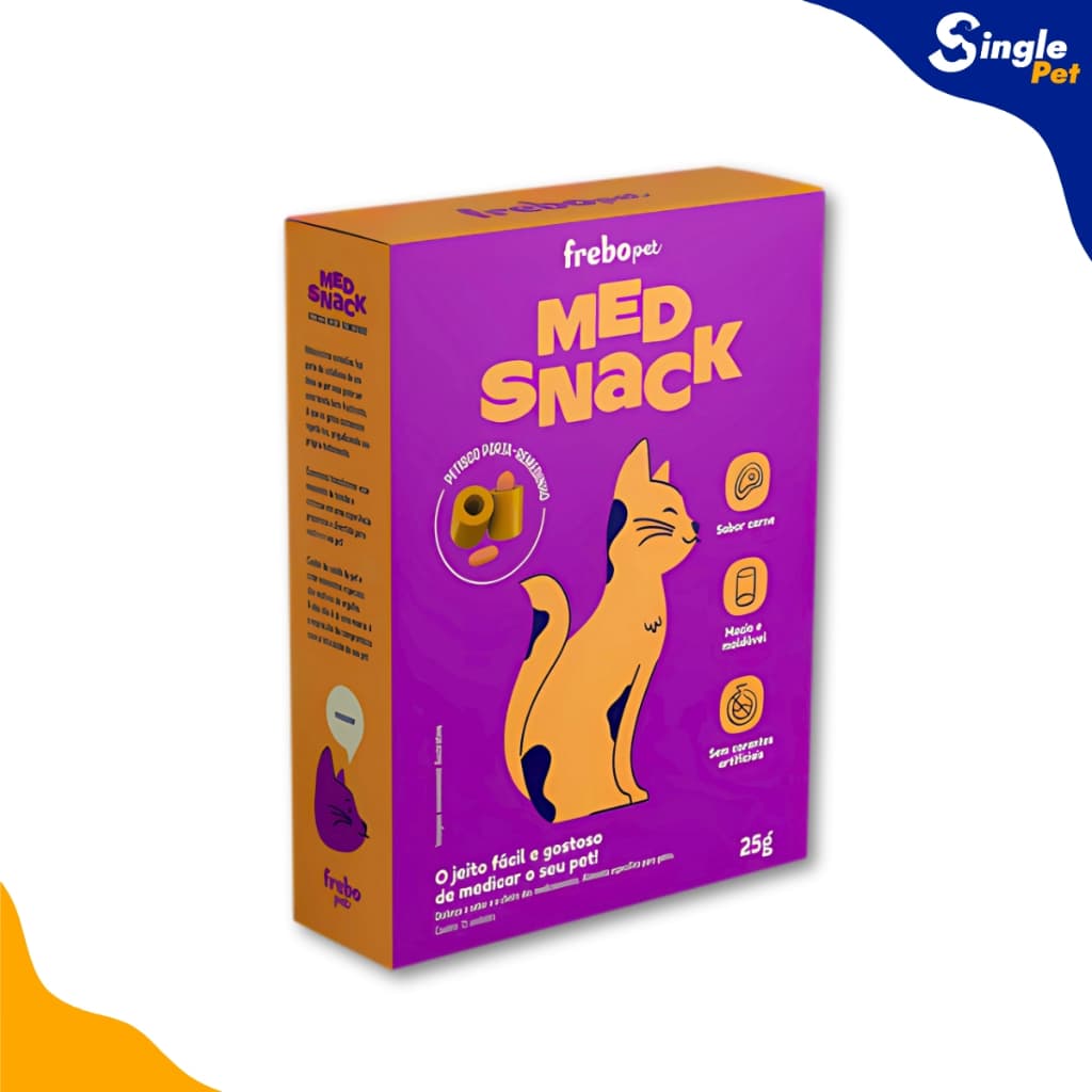 Med Snack Petisco Porta Remedinho para Gatos