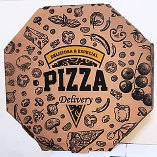 CAIXA DE PIZZA 35 cm PARDA ( 25 unidades ) TWO COLLOR , LAMINADA (LEIA A DESCRIÇÃO)