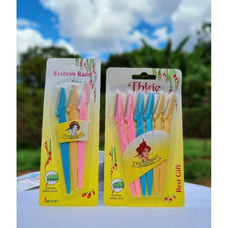 KIT Lâminas Sobrancelha e Rosto Navalha Depilação design ANA 1108