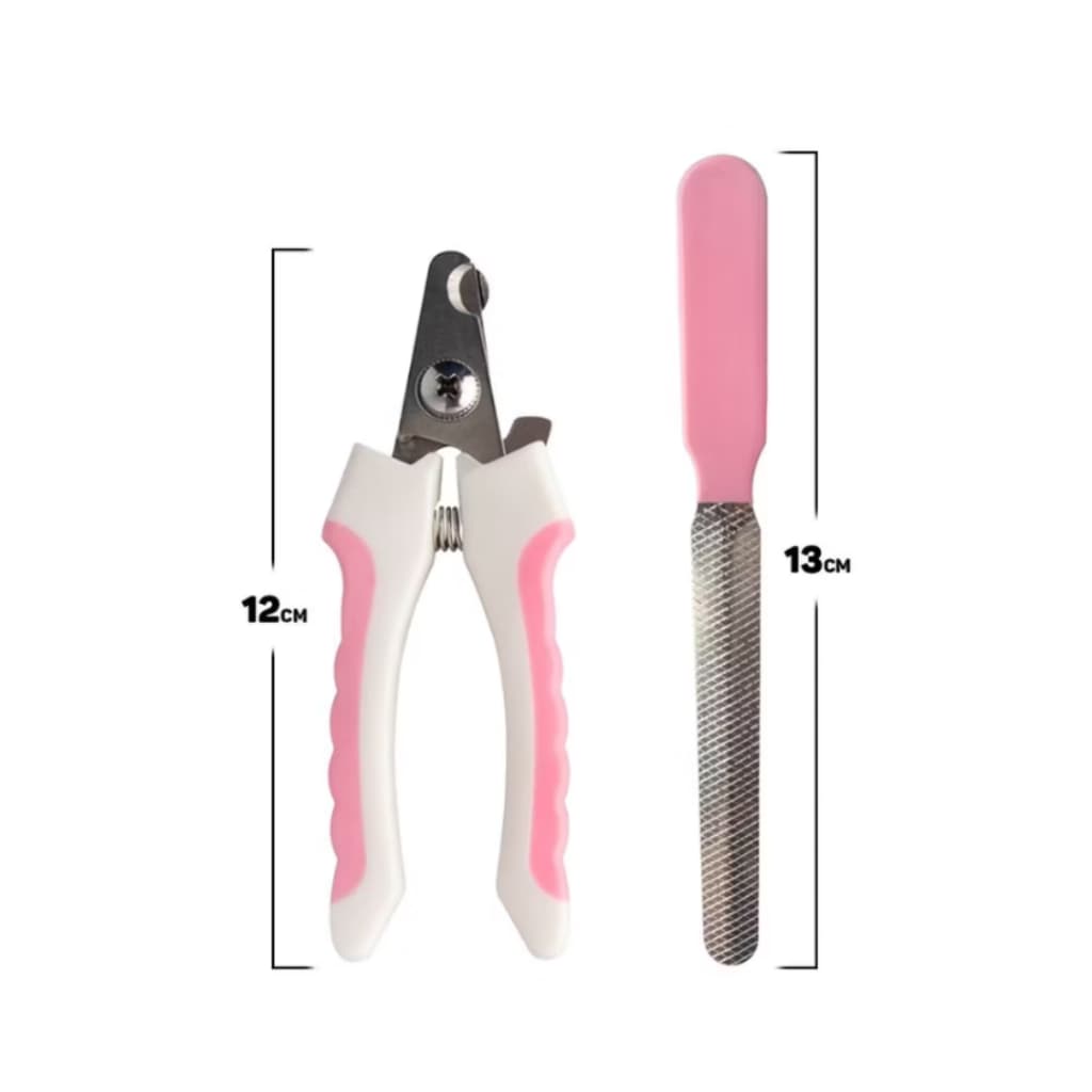 Kit de Alicate cortador com lixa para Unhas de Gato e cachorro pet