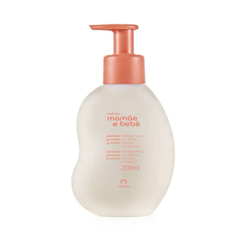 Loção Hidratante preventivo de estrias para gestante (Natura mamãe e bebê)