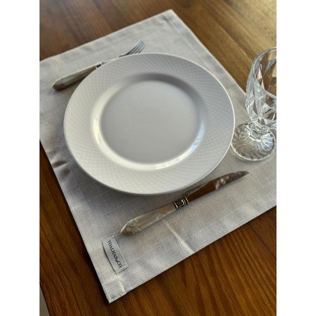 Kit Jogo Americano 4 Peças 45 x 38 cm Algodão Premium