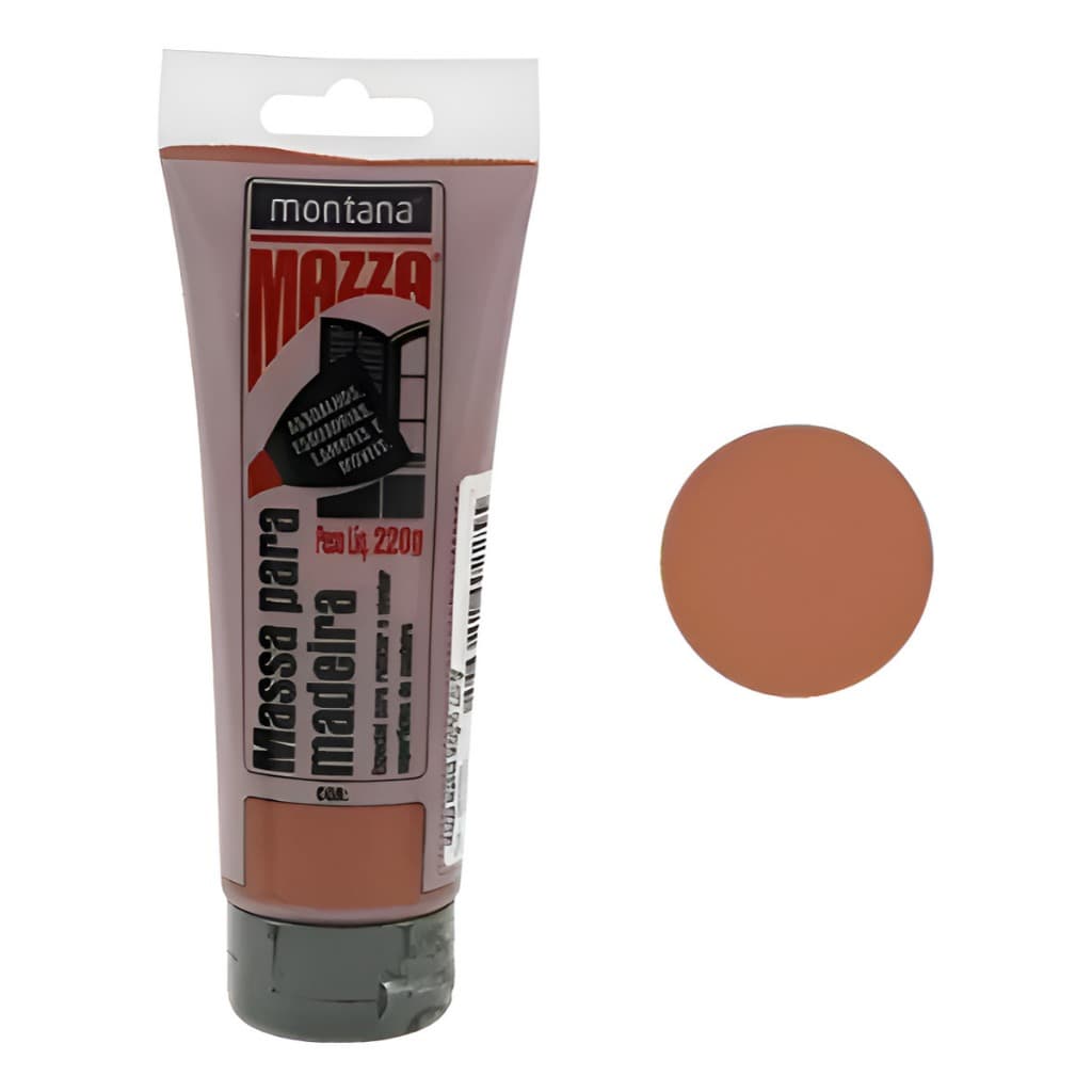 Massa Madeira P/ Calafetar Montana Mazza 220 Gramas Escolha Sua cor