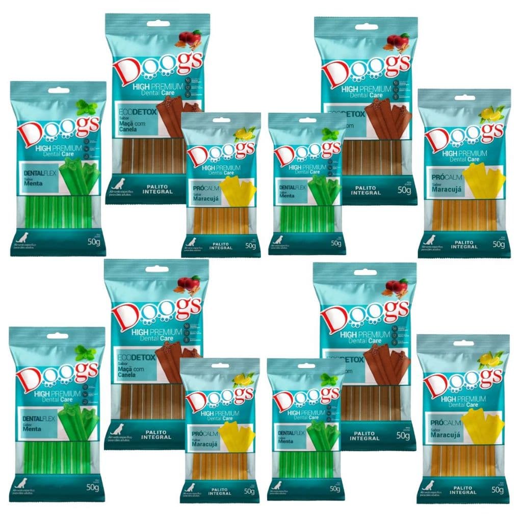 Petisco Pet Palito Flexivel Dental Snacks Cachorro 50g (Auxilio Cuidado na Higiene bucal do seu cão)