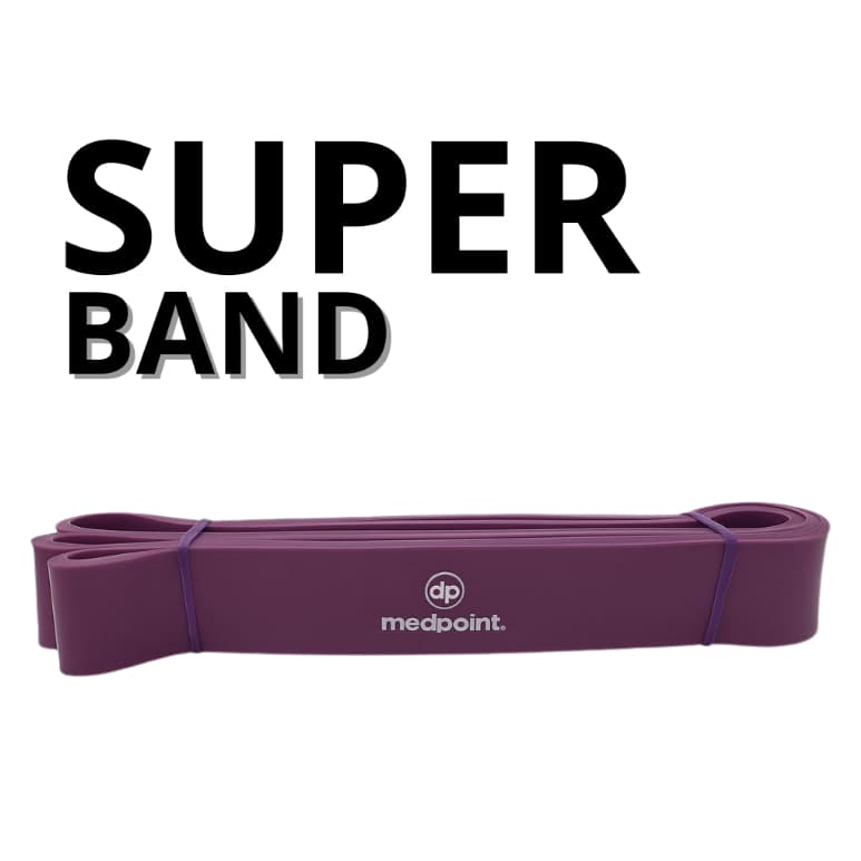 Faixa Elastica Super Band media 32mm Exercicio Cross Funcional Fitness Pilates Resistencia Grossa