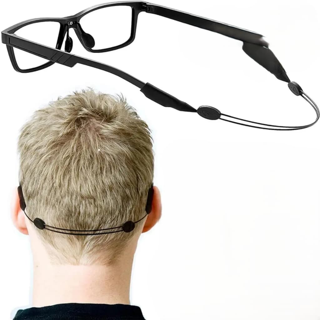 Cordão p/ óculos anti-deslizamento, retentor de óculos universal