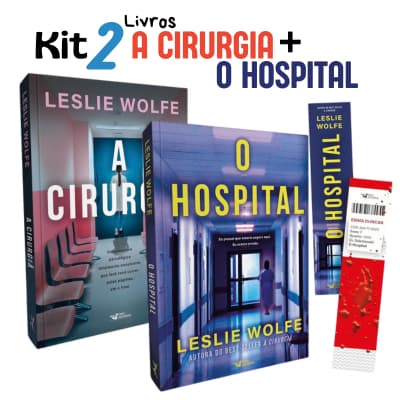 Kit 2 Livros - A Cirurgiã + O Hospital + Marcador Exclusivo de Lançamento!