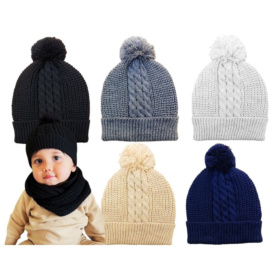 Touca De Frio Bebê Infantil Gorro Boina Recém Nascido menino menina unissex