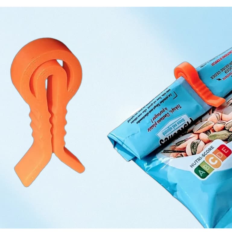 Clipes Vedação Prendedor Embalagem Alimento Fecha Sacos