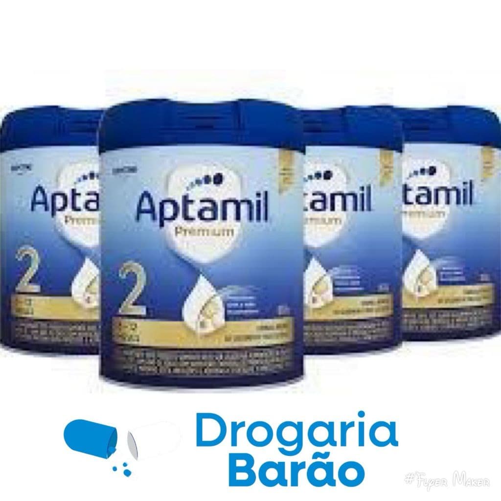 kit c/ 4 latas aptamil premium 2 800g cada lata
