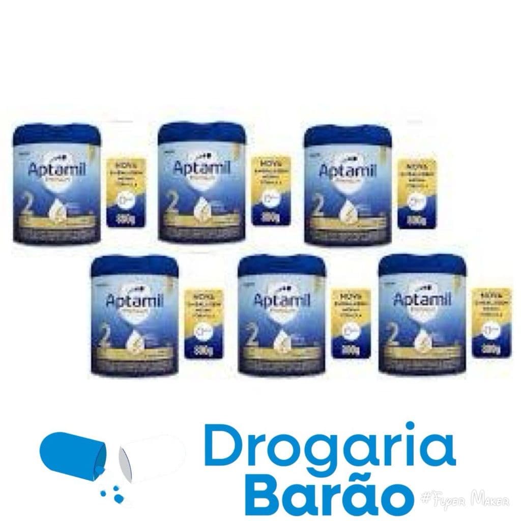 KIT C/ 6 UNIDADES APTAMIL PREMIUM 2 800G CADA LATA