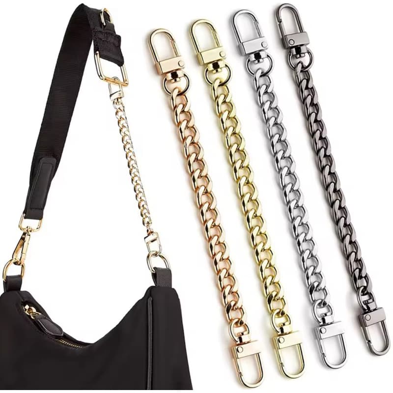 corrente alça para bolsa de mão com fecho excelente qualidade