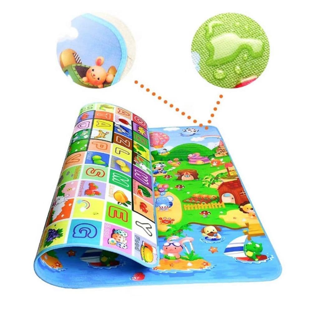 Tapete de Atividade Dupla Face 120x180 e Tapete G 2,00 X 1,80M X 0,5MM Infantil Emborrachado