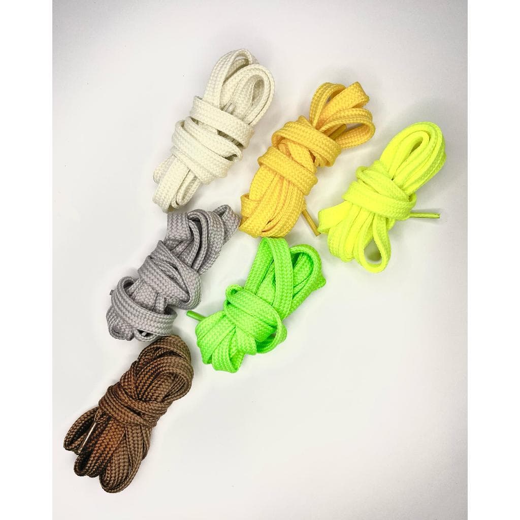 Cadarço Chato Reforçado 120cm (1 Par) Para Tênis, Moletom e Bermudas Colorido e Resistente