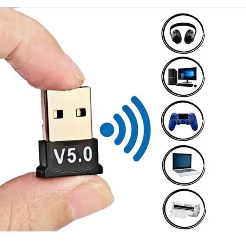 Adaptador E Receptor USB Bluetooth 5.0 Plug usb Transmissor de audio para Notebook