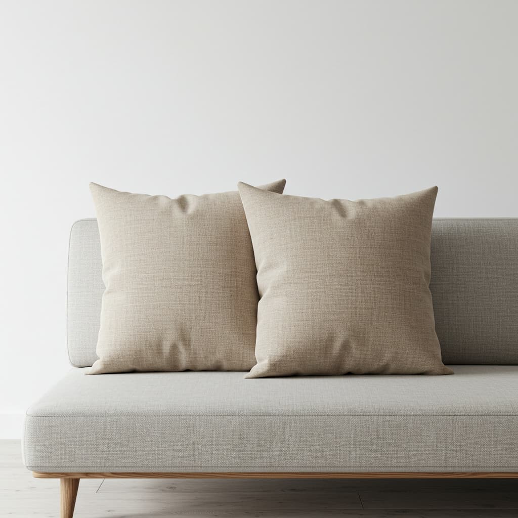 2 Capas para Almofadas Jacquard Linho 45x45cm - Várias Cores