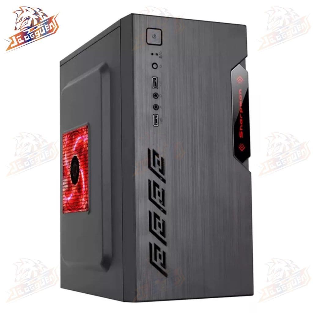 Gabinete Gamer Computador Office Micro Atx Cpu Usb Sata Cor Preto