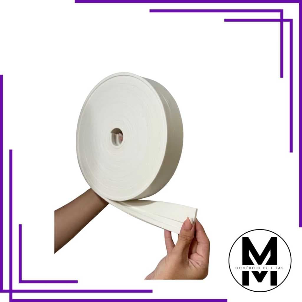 Rodateto Frisado Eva Autocolante 5cm - 10 Metros (espessura 5mm)