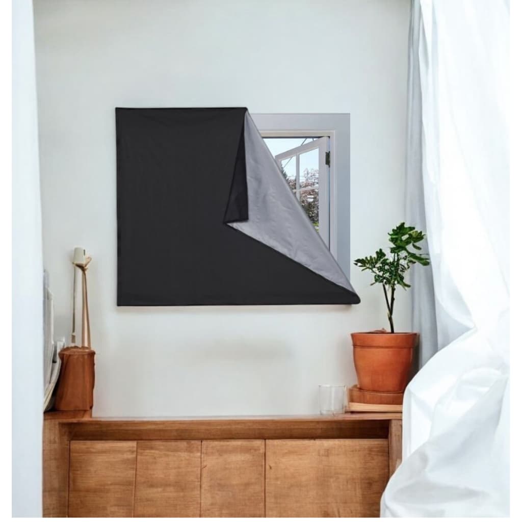 Cortina Painel Blackout PVC com Velcro Autocolante para Sala Quarto e Cozinha