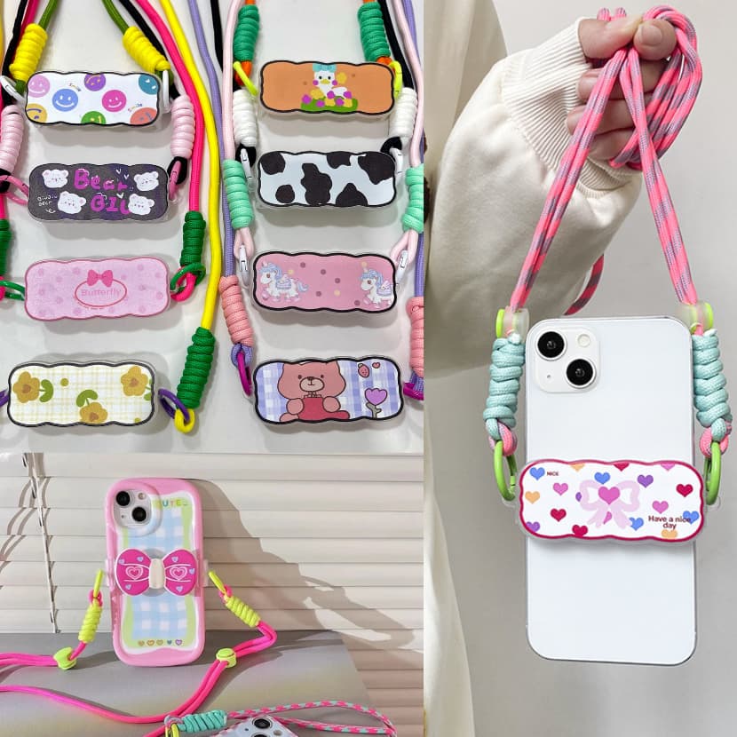 Cordão de Telefone Universal Alça de Pescoço Compatível com qualquer Celular / Telefone