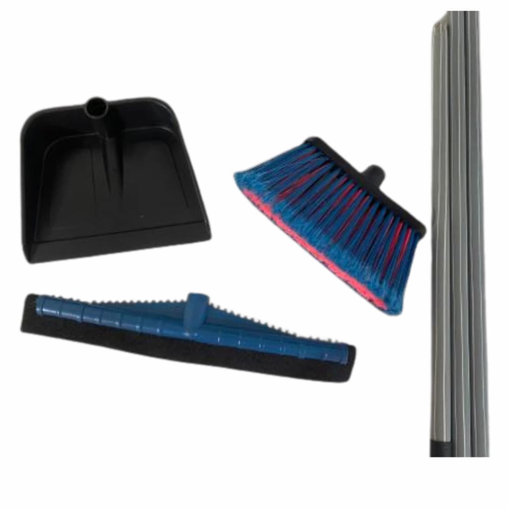 KIT SIENA TOP (VASSOURA, RODO 40CM E PÁ COM CABOS)