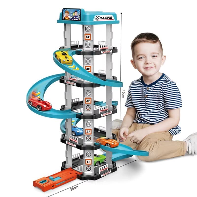 Estacionamento Radical 5 Andares c/ 45 Peças Pura Diversão!