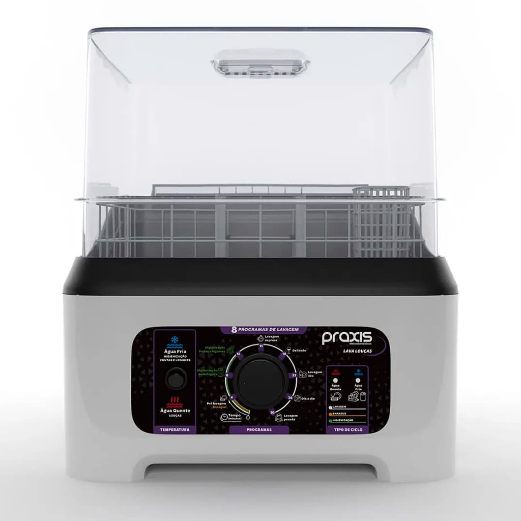 Lava Louças Praxis Portátil LLPP Semi-Automática 220V Branca