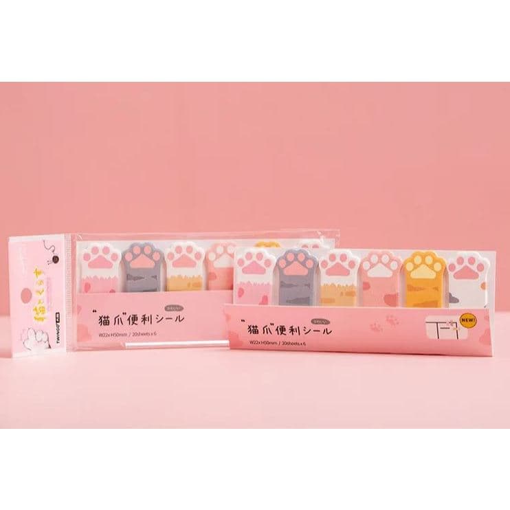 post it Bloco de Notas Adesivas de Gatinho coelho panda anotações papelaria fofa kawaii