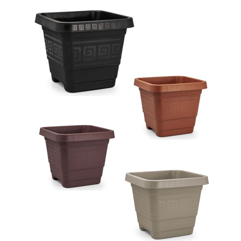 Kit 03 Vasos Quadrados Extra Grande 59 Litros