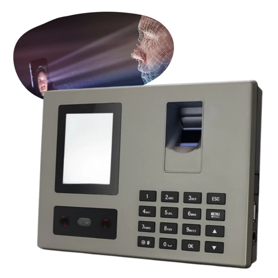 Relógio De Ponto Digital Biometria Reconhecimento Facial