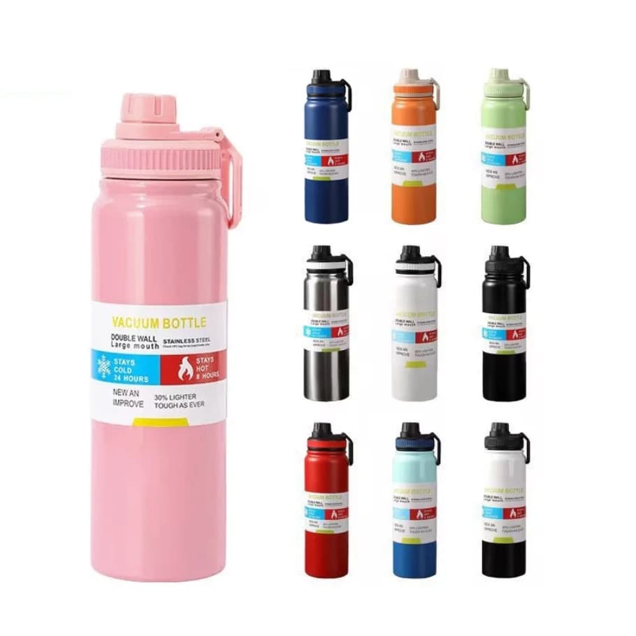 Garrafa Térmica 800ml garrafa espacial Quente & Frio Com Isolamento Térmico De Grande Capacidade