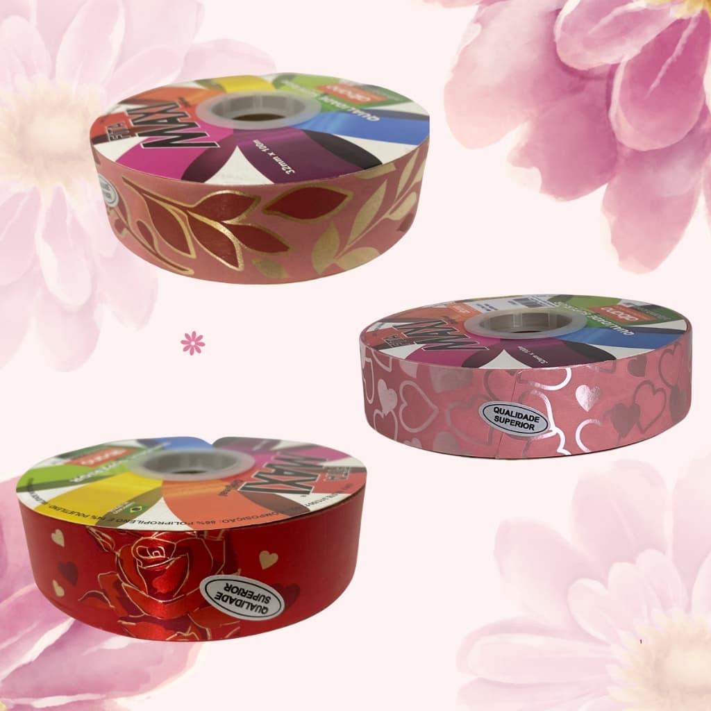 Fita Para Laço 32x100M Albano Decorada