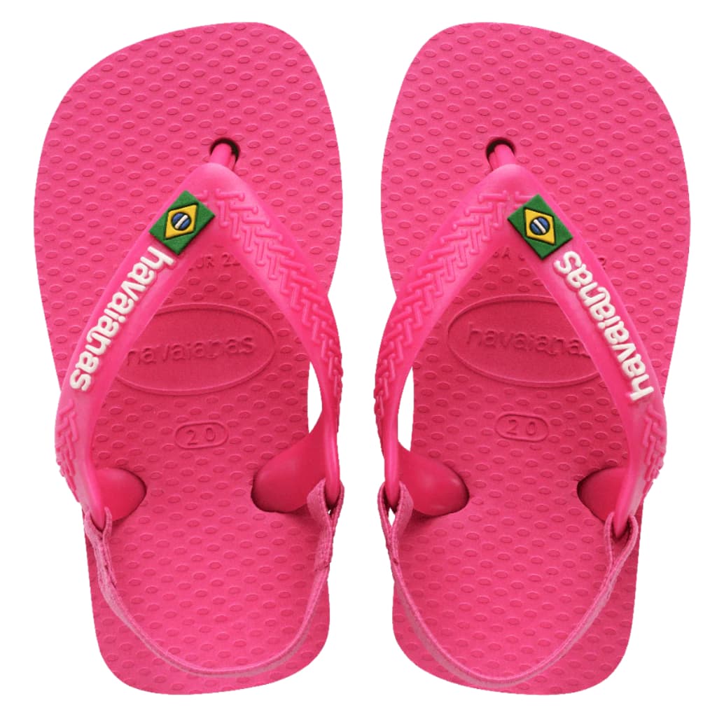 Chinelo Havaianas Baby Logo Brasil Bebe Menina Original