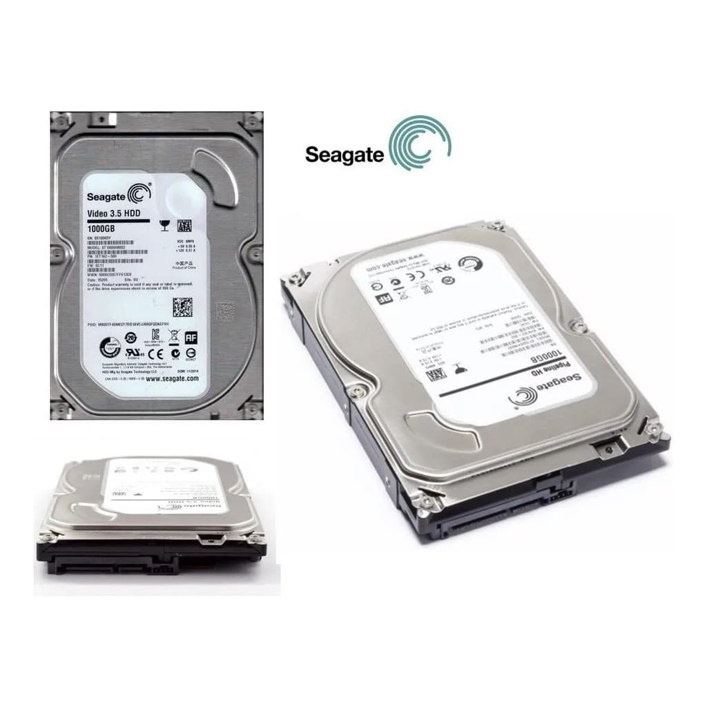 HD 1TB Seagate INTELBRAS - HIKIVISION - GIGA E OS DEMAIS DVRS COMPATIVEIS