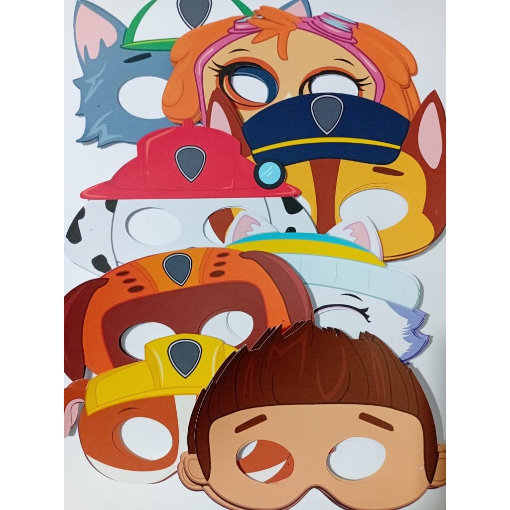 Máscaras patrulha canina - Papel offset fosco