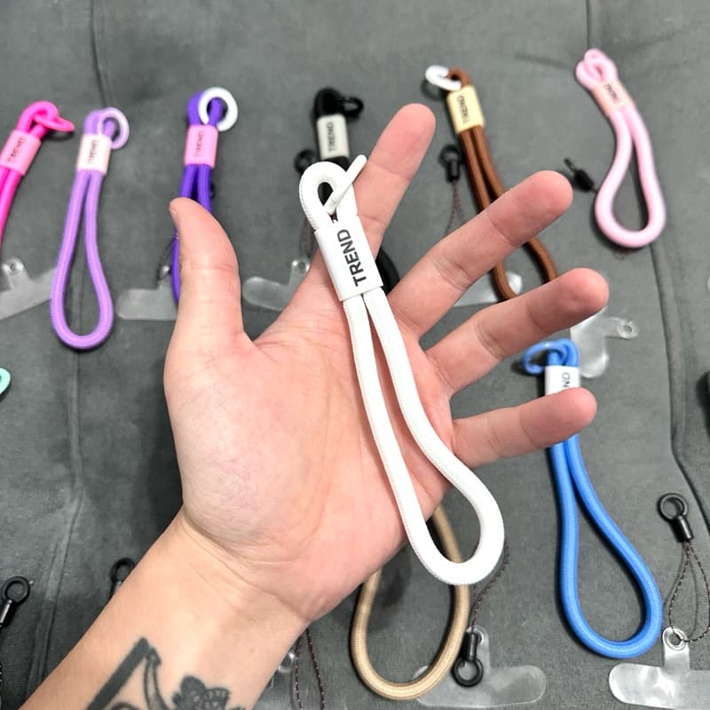 Cordão para celular cordão curto de pulso pingente de corrente requintado pingente