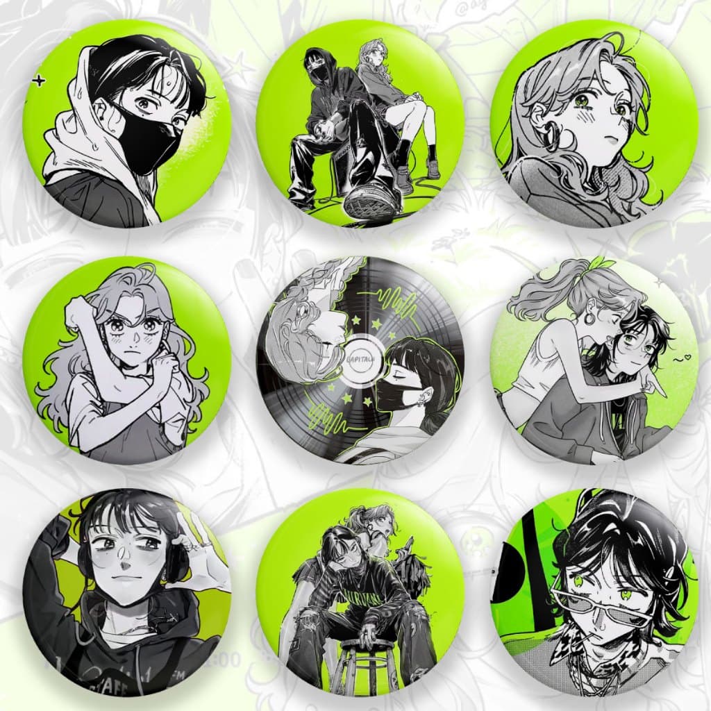 Botton Otaku O Cara Que Estou Afim Não É Um Cara Aya e Mitsuki | Unitário ou Kit | Modelos 1, 3 ou 5