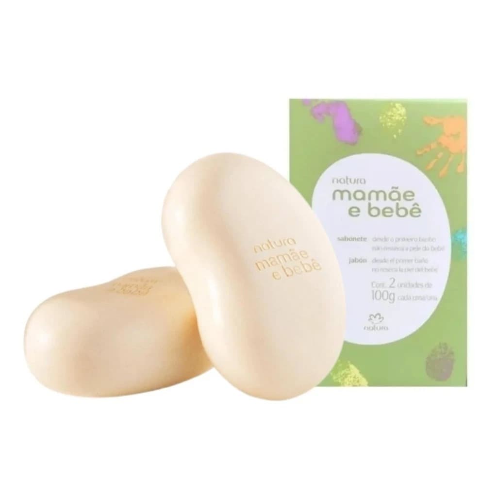 Natura Mamãe E Bebê Sabonete Em Barra 2 Unidades 100g
