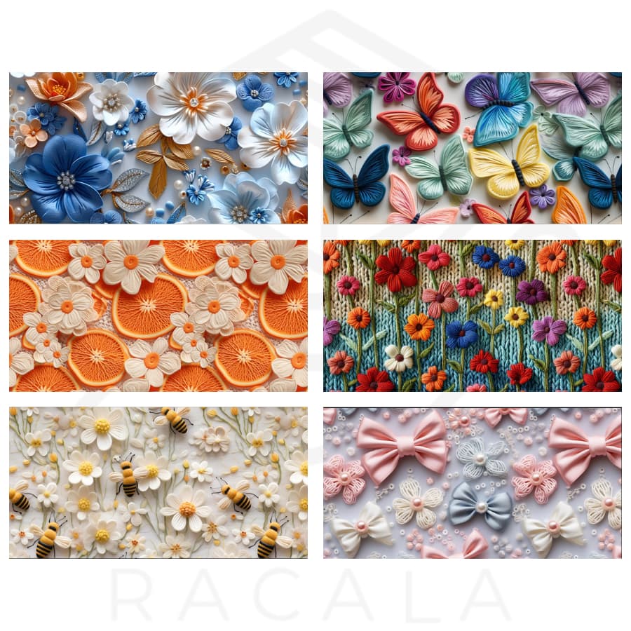 Tecido Tricoline Digital 3D 100% Algodão - Varias Opções