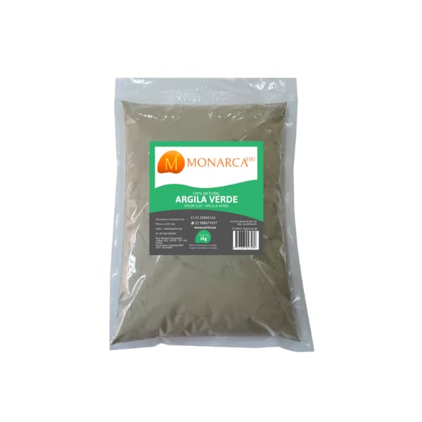ARGILA VERDE EM  PÓ  1 KG
