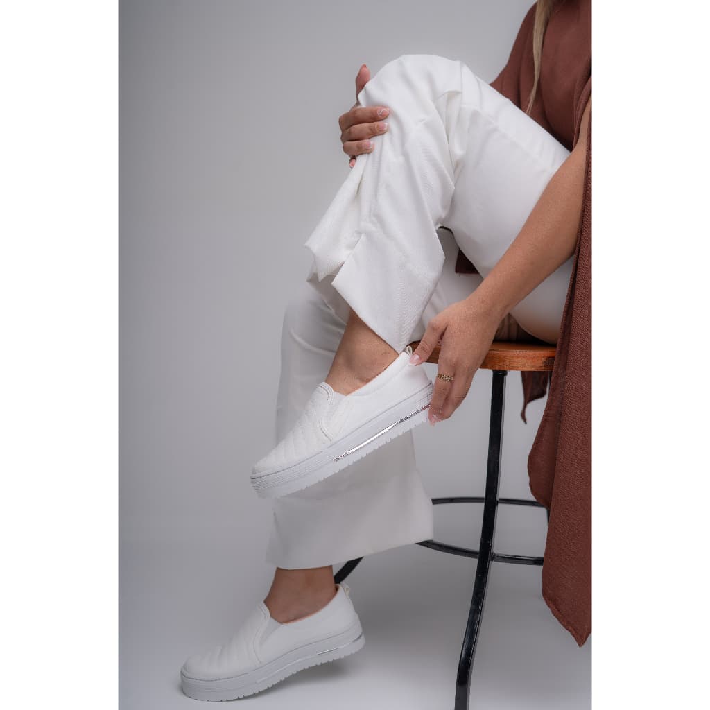 Sapatênis Sapato Tênis Feminino Sapatilha Slip On Casual Confortável Envio Imediato