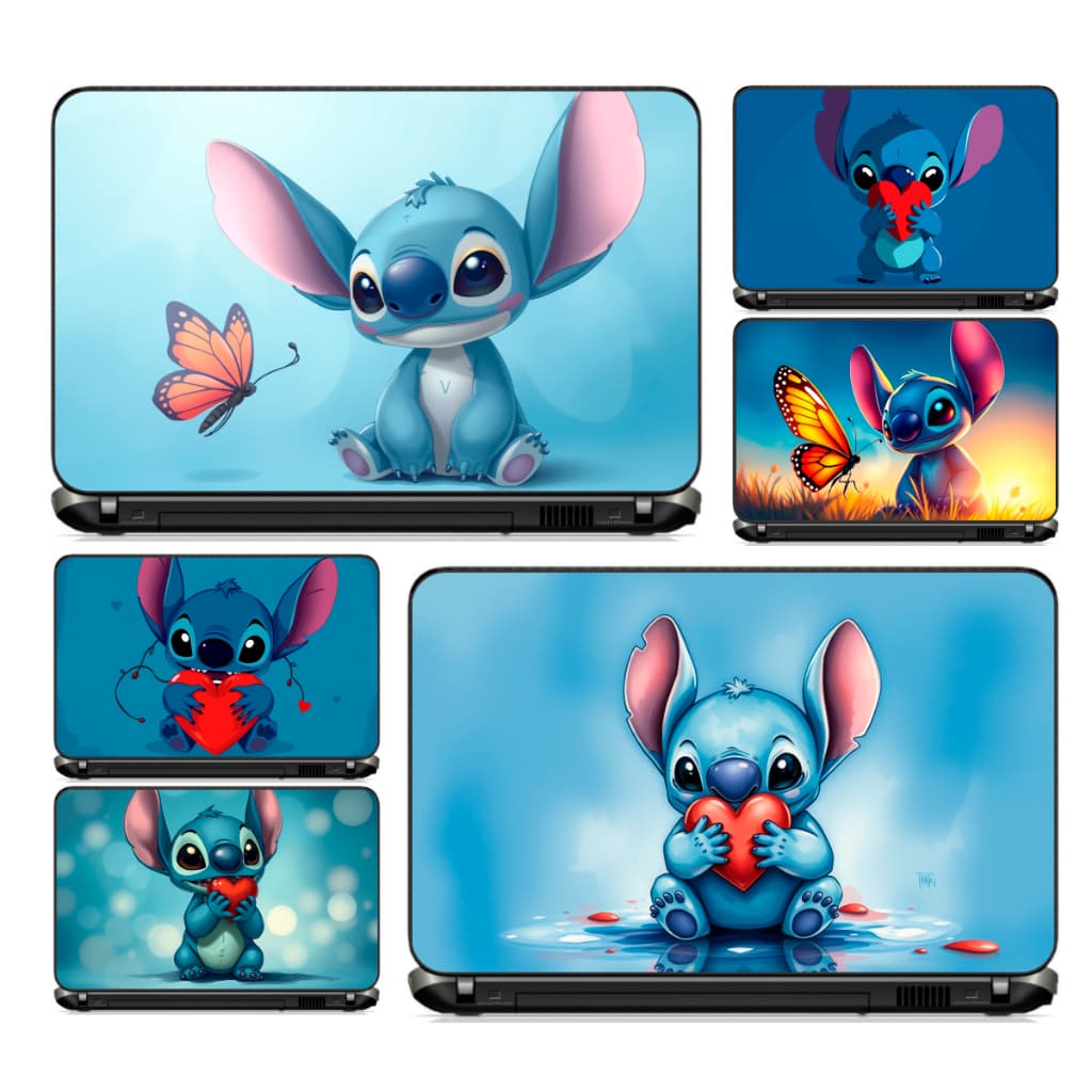 Adesivo Skin Notebook Pelicula Personalizado Macbook Tablet Lilo & Stitch [ 00 ] Desenho Aloha