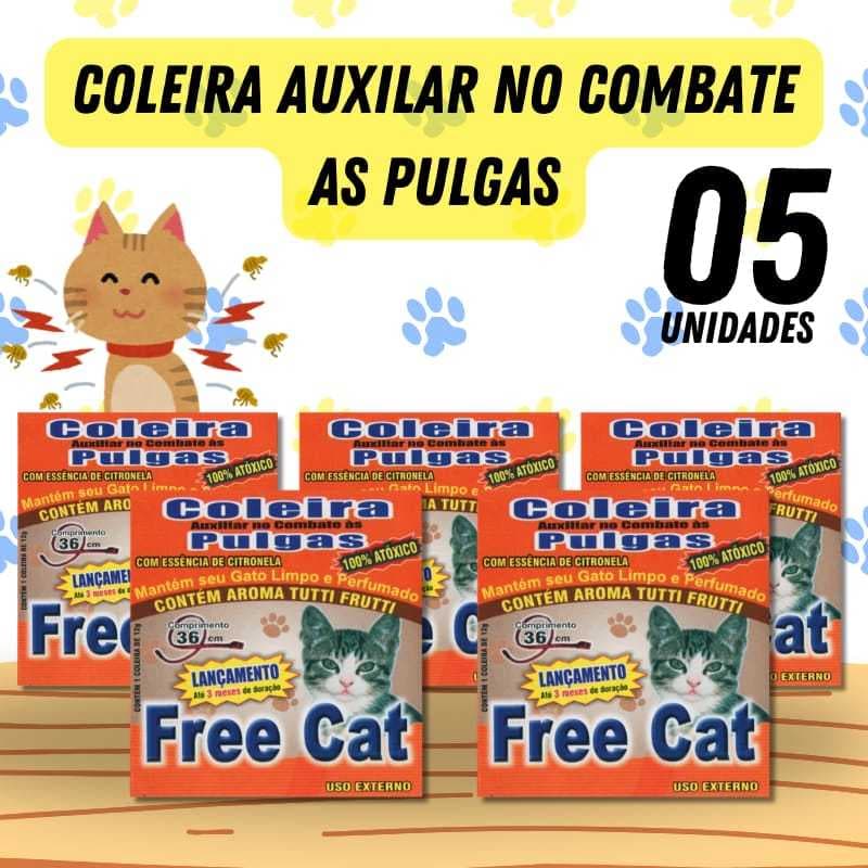 5Un Coleira Anti-Pulga Cães Gatos Pet
