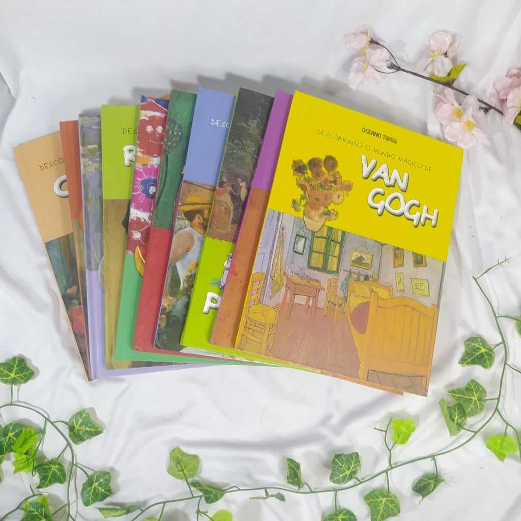 Coleção Oceano Travessia Pintores Famosos Descobrindo o Mundo Mágico - Van Gogh / Frida / Monet