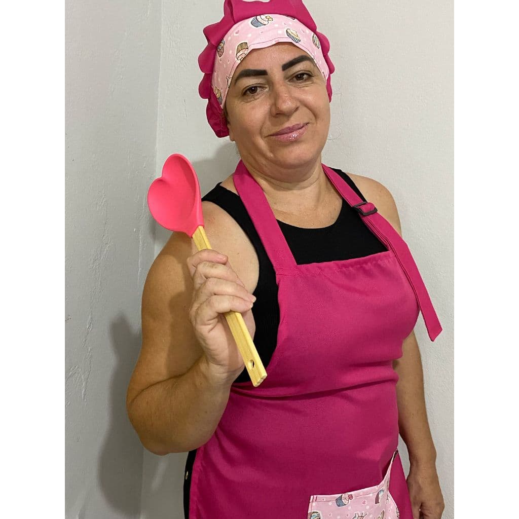 Avental Premium Oxford com Touca – Elegância e Durabilidade Profissional