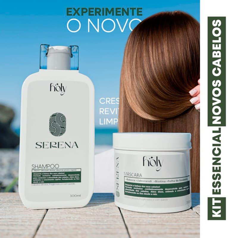 Kit Shampoo e Mascara Folha de Goiabeira Vários Benefícios Capilar 300ML