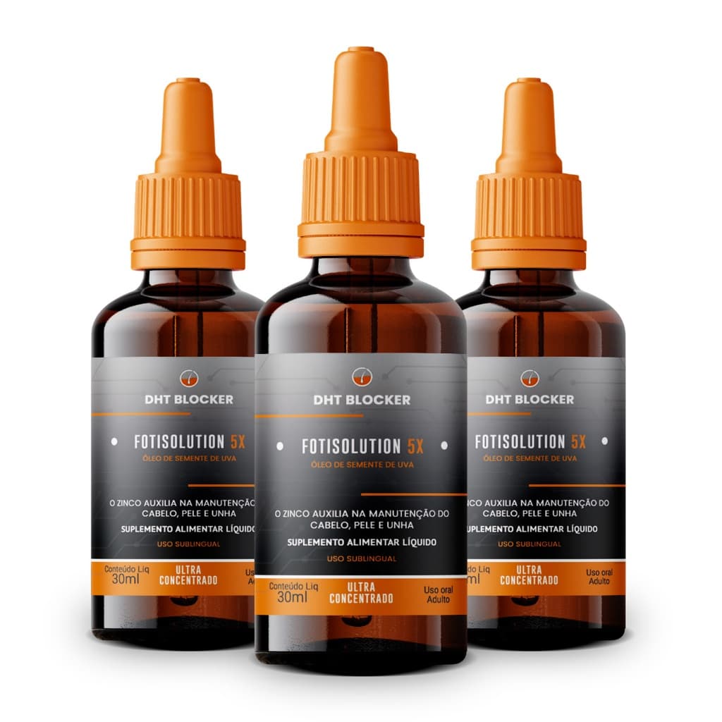 Kit 3 DHT Blocker - Suplemento Alimentar - Envio Imediato